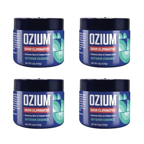 Ozium Outdoor Essence Odor Eliminating Gel 4.5 Oz (128g) | Eliminates Smoke, Pet & Musty Odors thumbnail 1