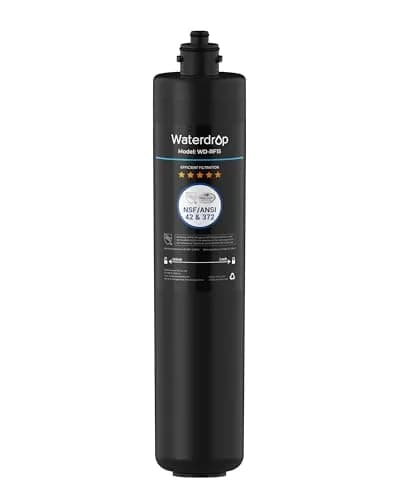 Waterdrop RF15 Under Sink Water Filter Replacement | Reduces PFOA/PFOS, PFAS, Lead, Chlorine, Bad Taste & Odor, 19,000 Gallons - main product image
