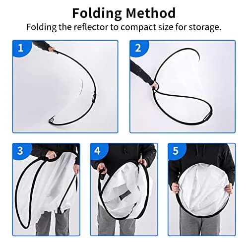 Selens Photography Reflector Stand Kit, 24x36 in 5-in-1 Reflectors | Portable, Adjustable, for Studio & Outdoor Use thumbnail 7