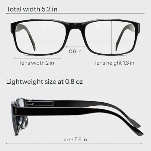 Gaoye Blue Light Blocking Reading Glasses 5-Pack | 4.0 Magnification, Polycarbonate Lenses thumbnail 7