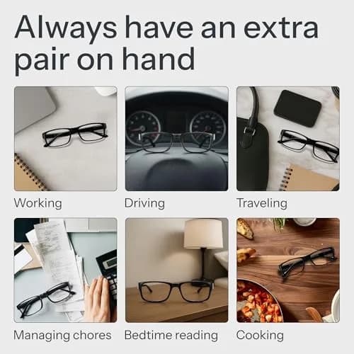 Gaoye Blue Light Blocking Reading Glasses 5-Pack | 4.0 Magnification, Polycarbonate Lenses thumbnail 8