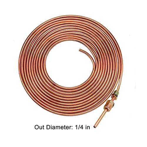 MuHize 1/4 Copper Coated Brake Line Kit 25Ft | Rust-Resistant Durable Tubing for Vehicles thumbnail 7