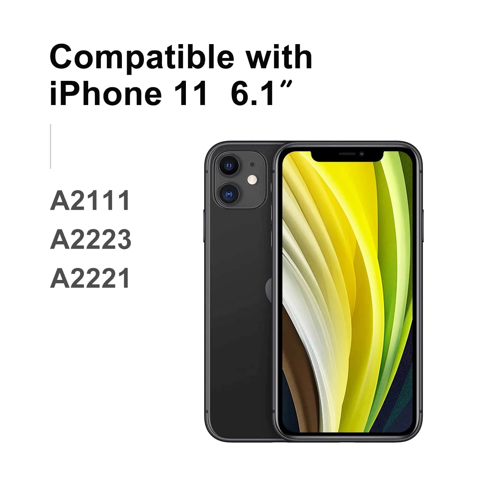 LL TRADER Black iPhone 14 Screen Replacement 6.1" FHD LCD Display with Repair Kit - view 2
