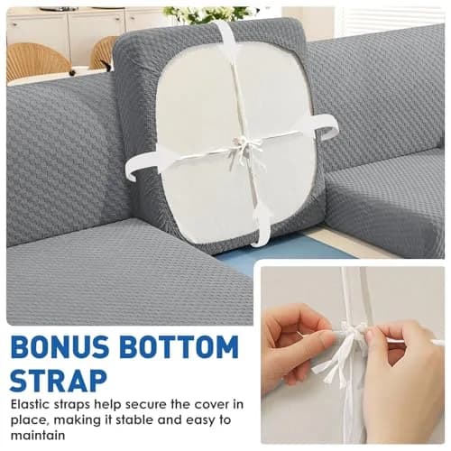 YEMYHOM Checkered Chair Cover 31-46" | Anti Slip, Thickened, Elastic (120 chars) thumbnail 4