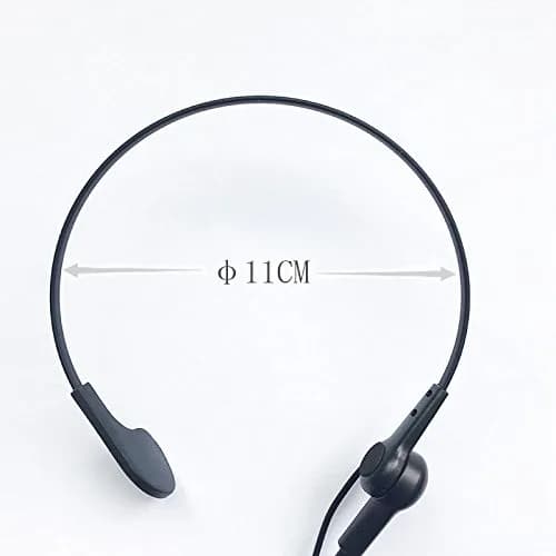 QQC Neck Lavalier Condenser Microphone for Loudspeaker Megaphone 3.5mm Plug, Black | Monaural High Impedance Shielded Cable thumbnail 5