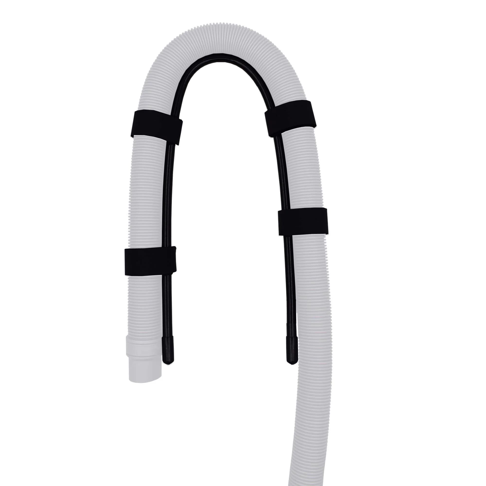 YYST Flexible Laundry Tub Washing Machine Discharge Hose Clip Hose Holder 1 | Rust-Resistant, Easy to Use, Stable Drain Hose Support