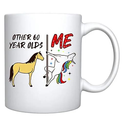 Veracco 60th Birthday Coffee Mug 325ml (11 oz) | Funny Ceramic Tea Cup for Him Her thumbnail 2