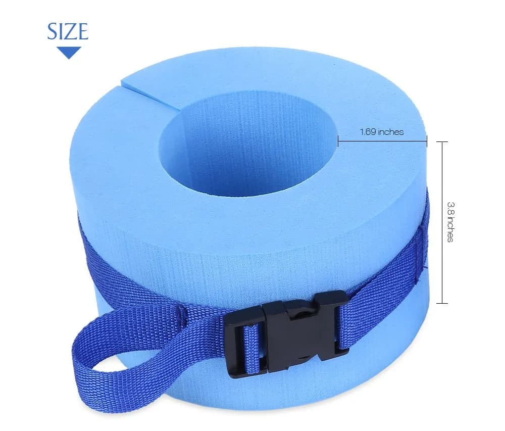 GREENWISH Foam Swimming Aquatic Cuffs Pair | Adjustable Water Aerobics Float Rings for Ankles & Arms - view 4