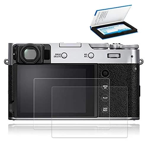 JJC Camera Screen Protector for Fujifilm X100VI X100V X-T4 X-E4 | Ultra-Thin 9H Hardness, Anti-Fingerprint, Rounded Edges thumbnail 1