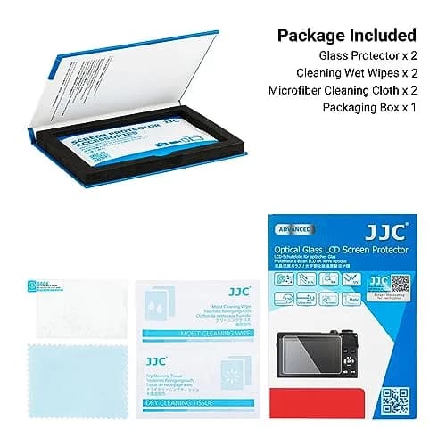 JJC Camera Screen Protector for Fujifilm X100VI X100V X-T4 X-E4 | Ultra-Thin 9H Hardness, Anti-Fingerprint, Rounded Edges thumbnail 7