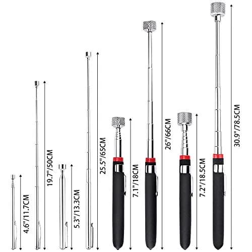 Awpeye Magnetic Pick Up Tool 4 Pack 1.5lb-15lb | Telescopic Reach for Metal Parts thumbnail 2