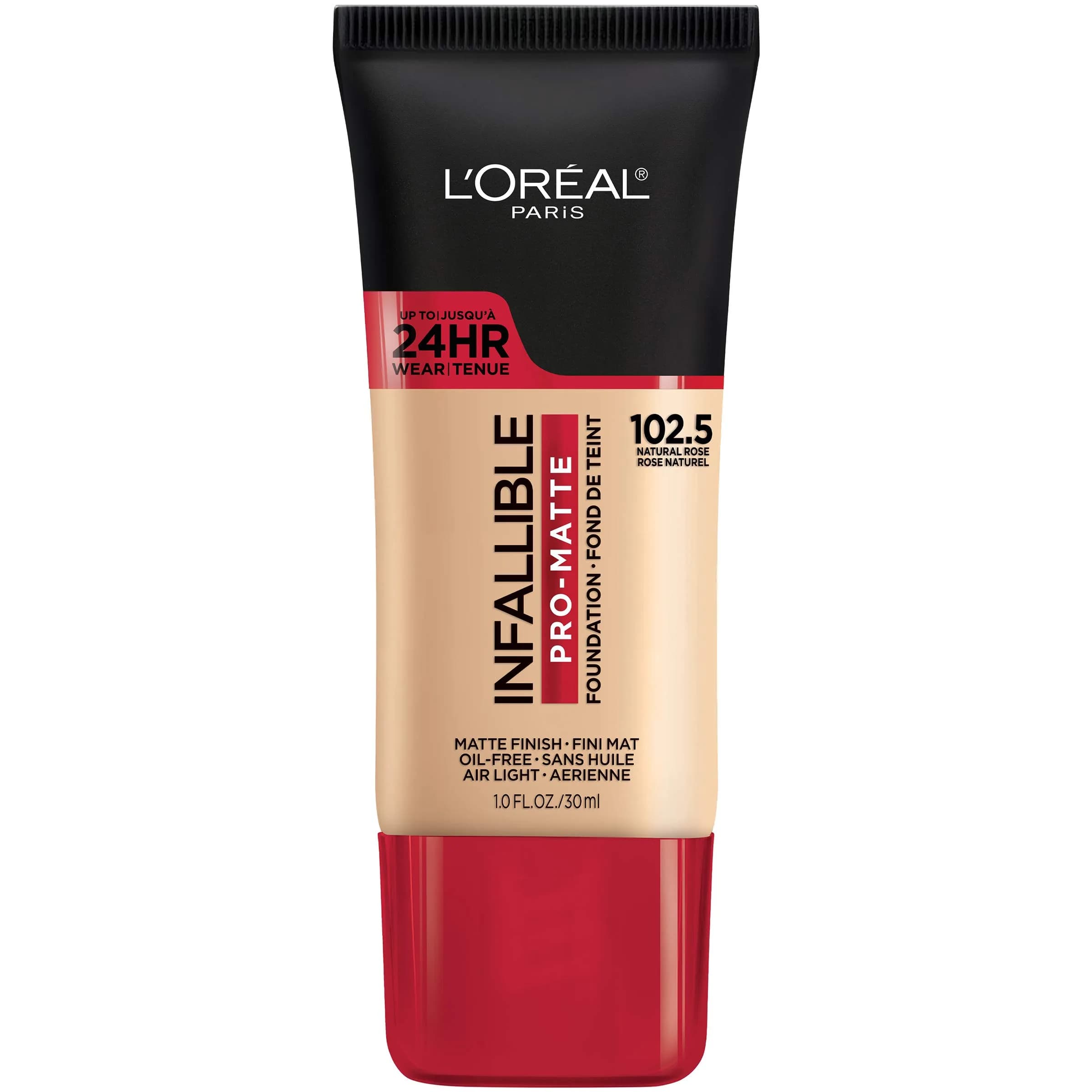 L'Oreal Paris Infallible Pro-Matte Liquid Foundation Ivory Beige 30ml (1 fl oz Pack of 2) | Longwear Demi-Matte Finish