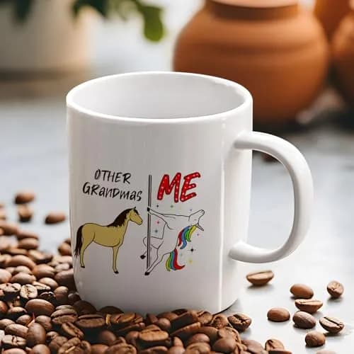 Veracco Unicorn Ceramic Coffee Mug 325ml (11oz) | Funny Grandma Gift for Her thumbnail 5
