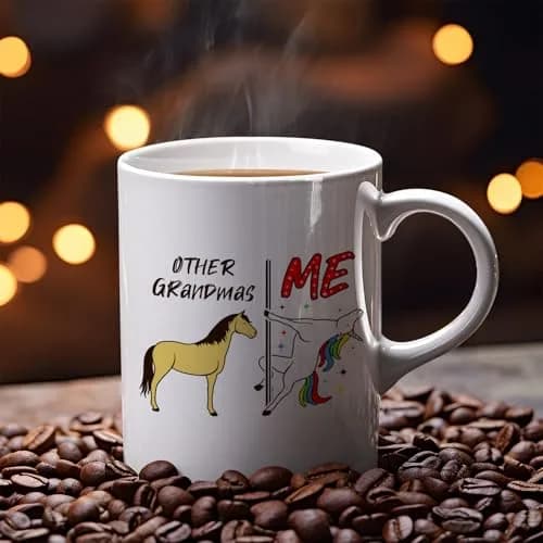 Veracco Unicorn Ceramic Coffee Mug 325ml (11oz) | Funny Grandma Gift for Her thumbnail 8