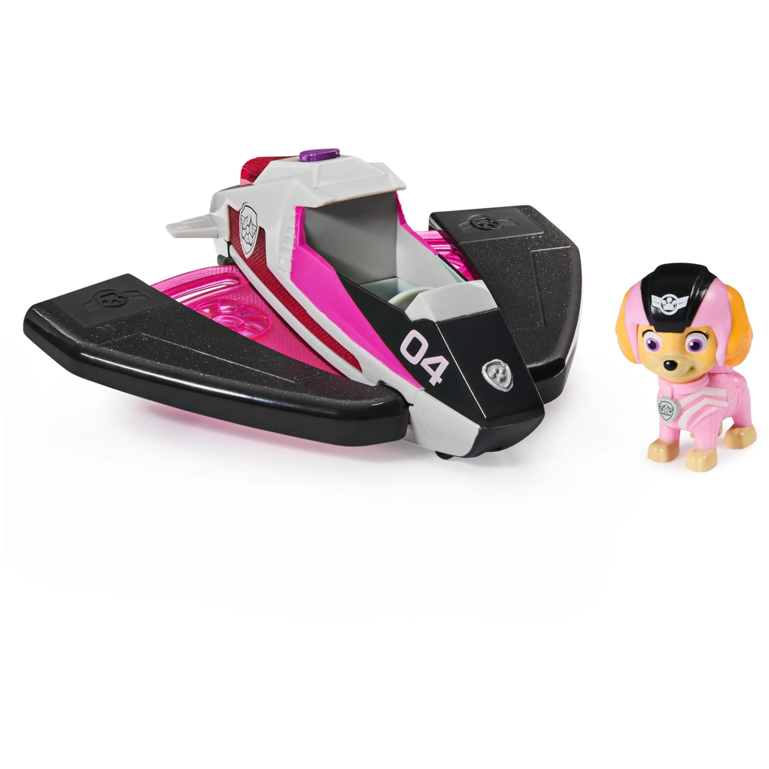Paw Patrol Jet to the Rescue Skye Deluxe Transforming Vehicle Toy | Lights & Sounds, Skye Figure, Ages 3+