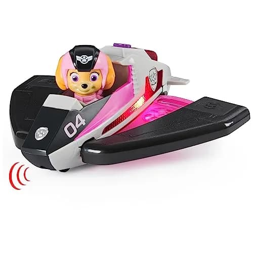 Paw Patrol Jet to the Rescue Skye Deluxe Transforming Vehicle Toy | Lights & Sounds, Skye Figure, Ages 3+ thumbnail 5