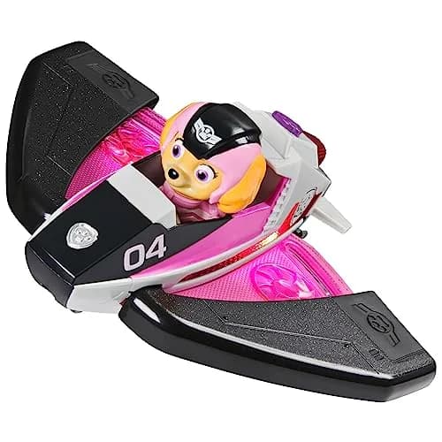 Paw Patrol Jet to the Rescue Skye Deluxe Transforming Vehicle Toy | Lights & Sounds, Skye Figure, Ages 3+ thumbnail 3