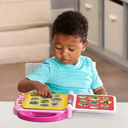 LeapFrog 100 Animals Book Pink | Bilingual Learning Toy with 12 Habitats & 3 Modes thumbnail 5