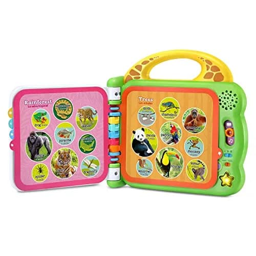LeapFrog 100 Animals Book, Green | Bilingual English Spanish Learning Toy for 18+ Months thumbnail 3