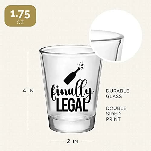 Your Dream Party Shop Black 1.75oz Shot Glasses Set | 12 Count, Modern Style thumbnail 4
