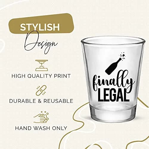 Your Dream Party Shop Black 1.75oz Shot Glasses Set | 12 Count, Modern Style thumbnail 2