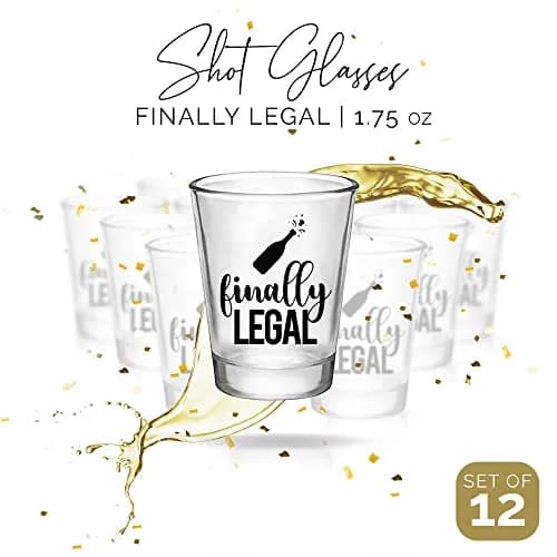 Your Dream Party Shop Black 1.75oz Shot Glasses Set | 12 Count, Modern Style thumbnail 3