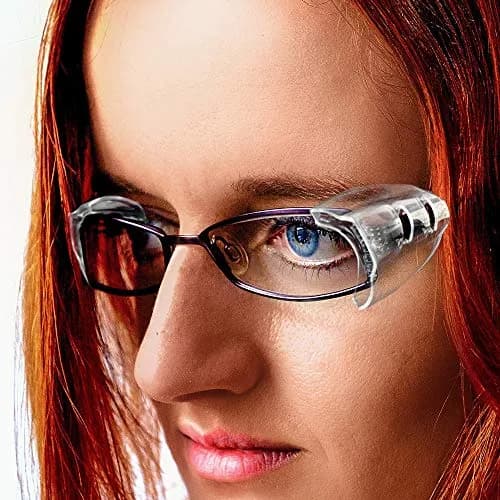 Korty Clear Flexible TPU Side Shields for Eyeglasses | Fits Eyeglass Bracket Width < 10mm (3 Pairs) thumbnail 7
