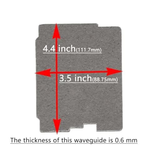 METER STAR 2PCS Waveguide Cover for Frigidaire 5304462314 | Microwave Oven Replacement Part, Suitable for Multiple Models thumbnail 2