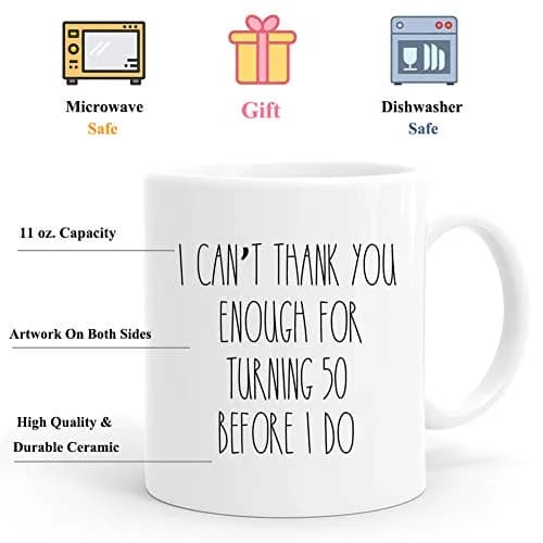 joey 50th Birthday Mug 11 oz | Funny 50 Year Old Gift for Men & Women thumbnail 3