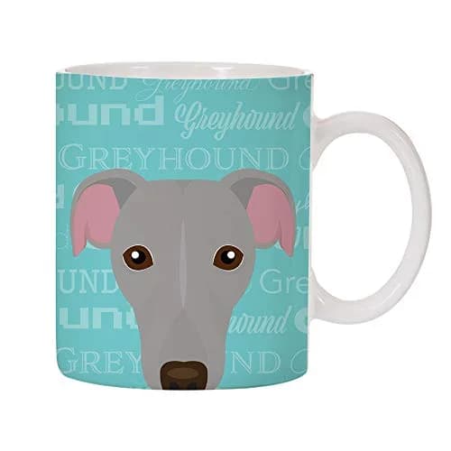 Mystic Sloth Greyhound Design 11oz (325ml) Ceramic Coffee Mug | Adorable Dog Lover Gift thumbnail 1