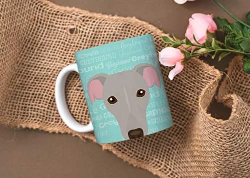Mystic Sloth Greyhound Design 11oz (325ml) Ceramic Coffee Mug | Adorable Dog Lover Gift thumbnail 2