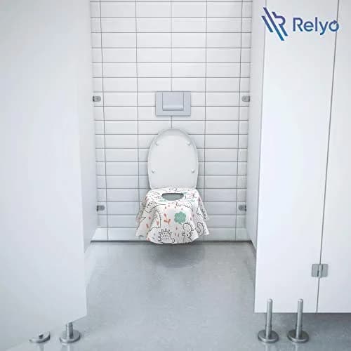 Relyo Disposable Toilet Seat Covers 20 Count (Pack of 1) | Travel-Friendly & TSA-Ready thumbnail 7