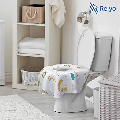 Relyo Disposable Toilet Seat Covers 20 Pack (Owls) | Travel-Friendly, Waterproof Protection for Kids & Adults thumbnail 6