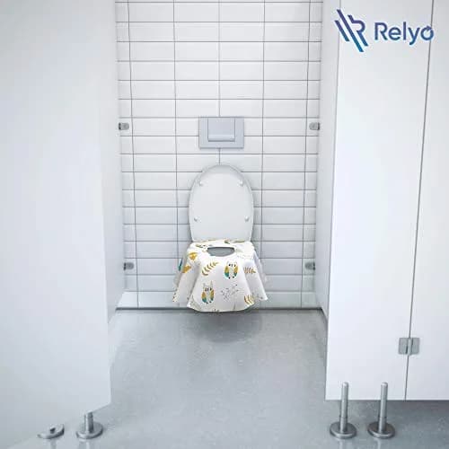 Relyo Disposable Toilet Seat Covers 20 Pack (Owls) | Travel-Friendly, Waterproof Protection for Kids & Adults thumbnail 7