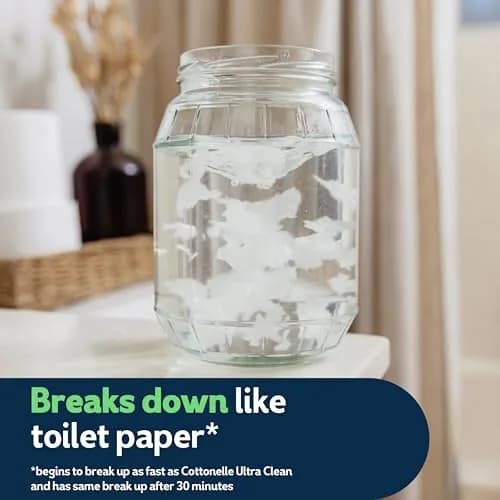 Cottonelle GentlePlus Flushable Wipes 42 Wipes per Pack (8 Packs Total) | Septic-Safe & Gentle for All Skin Types thumbnail 5