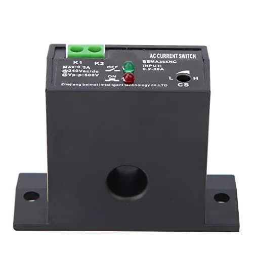 YWBL-WH AC Current Sensing Switch, 0.2-30A Self-Powered Monitoring Relay, Normally Closed, Industrial Control Equipment Sensor thumbnail 6