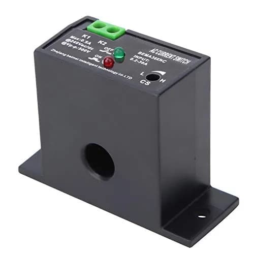 YWBL-WH AC Current Sensing Switch, 0.2-30A Self-Powered Monitoring Relay, Normally Closed, Industrial Control Equipment Sensor thumbnail 1