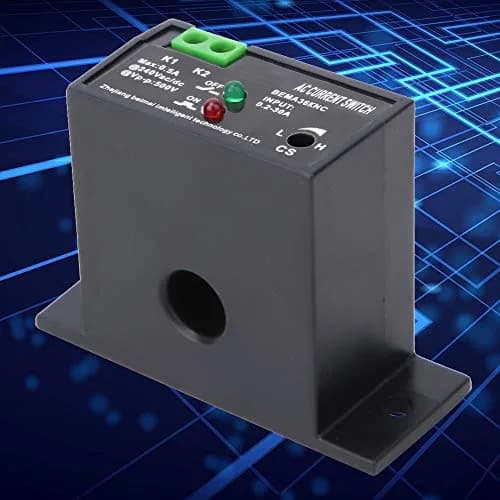 YWBL-WH AC Current Sensing Switch, 0.2-30A Self-Powered Monitoring Relay, Normally Closed, Industrial Control Equipment Sensor thumbnail 8