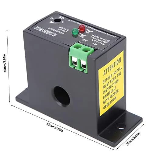 YWBL-WH AC Current Sensing Switch, 0.2-30A Self-Powered Monitoring Relay, Normally Closed, Industrial Control Equipment Sensor thumbnail 2