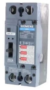 SIEMENS 3VAE250N3R Breaker 250A Enclosure TYP 3R | Black Circuit Breaker for Heavy-Duty Use