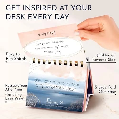 RYVE Motivational Calendar Quotes & Reflections | Inspirational Gift for Women, Perpetual Daily Affirmations (5 in x 4 in) thumbnail 5