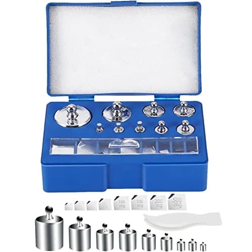 Smoostart 17 Pcs Calibration Weights Set 10mg-100g | Precision Stainless Steel for Scale Accuracy thumbnail 1