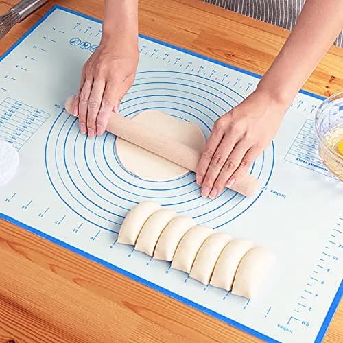 LIMNUO Silicone Baking Mat 24" x 16" | Non Stick, Thick, Reinforced Fiberglass (70-120c) thumbnail 1