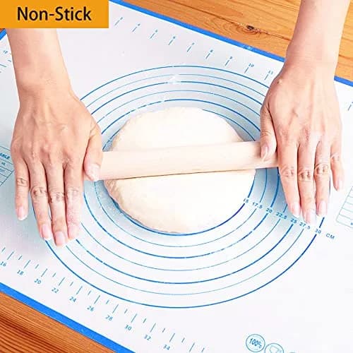 LIMNUO Silicone Baking Mat 24" x 16" | Non Stick, Thick, Reinforced Fiberglass (70-120c) thumbnail 4