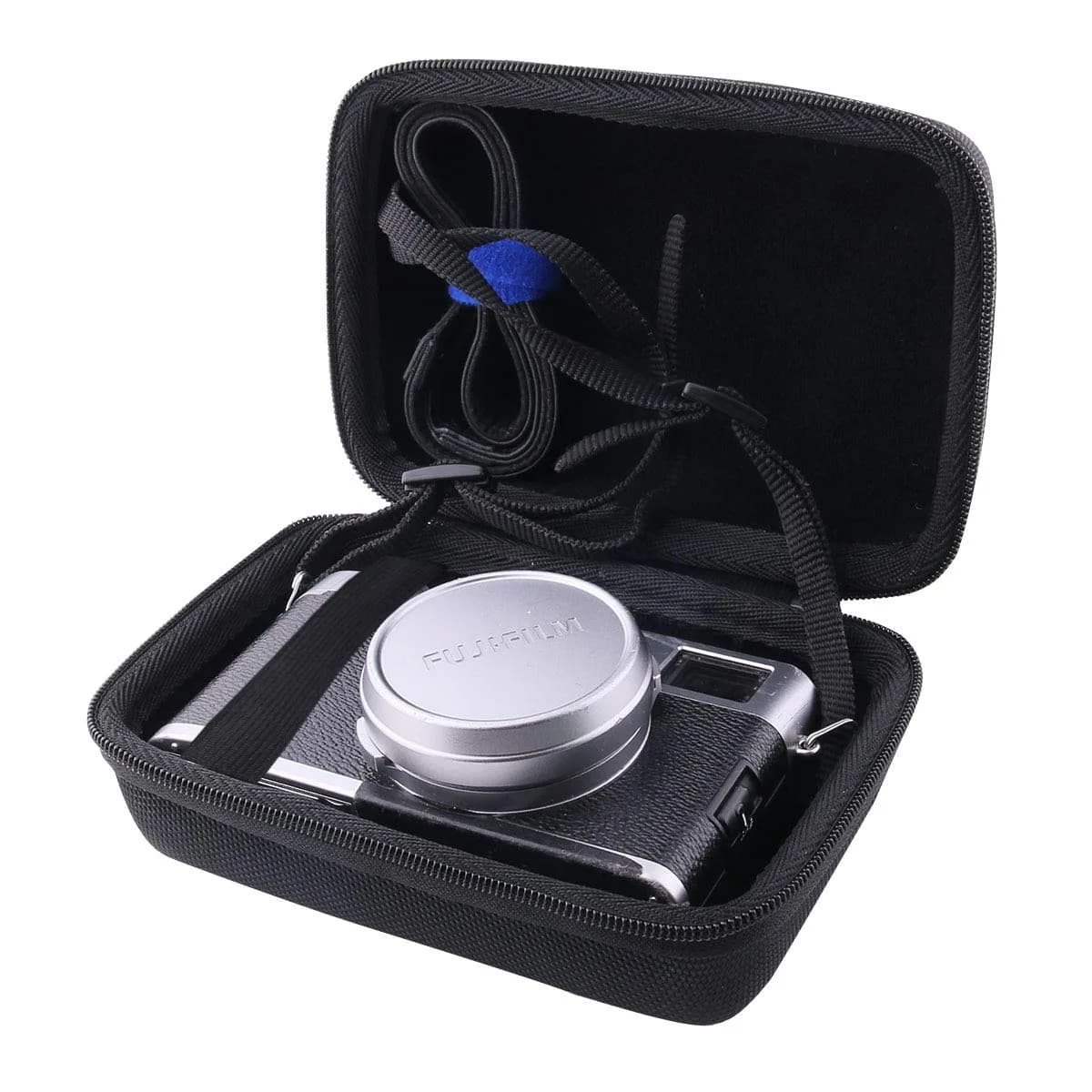 WERJIA Hard Carrying Case for Fujifilm X100V/X100VI/X100F/X100S | Compact, Hard EVA, Black — black