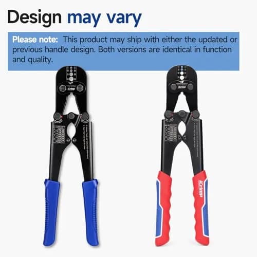 IWISS IWS-1608MC Wire Rope Crimper with Built-In Cutter, 3/64" to 1/8" (2.38mm to 3.18mm) | Heavy Duty Steel Cable Crimping Tool thumbnail 2