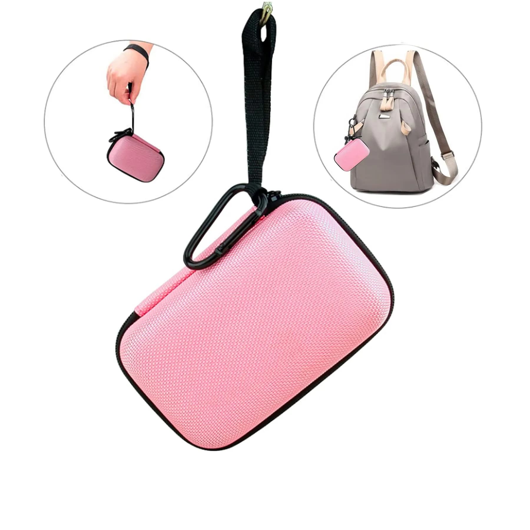 WERJIA Hard Carrying Case for Olympus Tough TG-7/TG-6/TG-5/TG-4 Digital Camera Case (Pink) | Compact & Lightweight Travel Storage - view 4