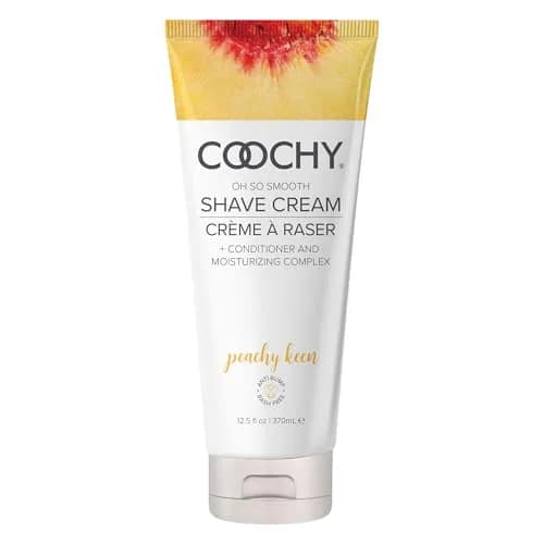 Coochy Shave Cream - Moisturizing Shave Lotion - Gentle Intimate Shaving Cream - For Bikini Area, Underarms, Legs & More - Rash-Free, Hydrating Formula - Peachy Keen, 12.5 oz thumbnail 1