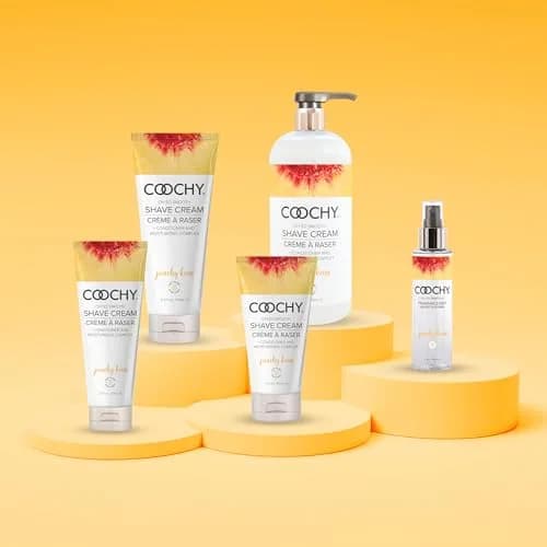 Coochy Shave Cream - Moisturizing Shave Lotion - Gentle Intimate Shaving Cream - For Bikini Area, Underarms, Legs & More - Rash-Free, Hydrating Formula - Peachy Keen, 12.5 oz thumbnail 7