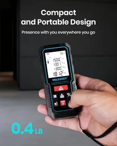 MILESEEY D5 Laser Measure 70m (229ft) with Angle Sensor | 2mm Accuracy, Area/Volume Calculation thumbnail 7
